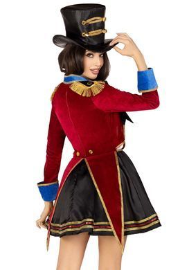 Костюм дресирувальниці Leg Avenue Ringmaster Costume S, сукня, капелюх SO9193 фото Купити Костюм дресирувальниці Leg Avenue Ringmaster Costume S, сукня, капелюх  Leg Avenue (США) 3 787 грн