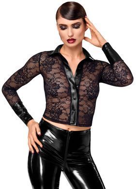 Блуза Noir Handmade F377 Noirelle Lace Button-up Shirt XS SX4118 фото Купить Блуза Noir Handmade F377 Noirelle Lace Button-up Shirt XS  Noir Handmade  3 198 грн