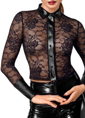 Блуза Noir Handmade F377 Noirelle Lace Button-up Shirt XS SX4118 фото Купить Блуза Noir Handmade F377 Noirelle Lace Button-up Shirt XS  Noir Handmade  3 198 грн