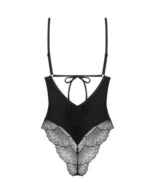 Тедді Obsessive Lobellis teddy, XS/S, чорне, ліф з м&rsquo;якою чашкою, відкрита спина, низ-стрінги SX1014 фото Купити Тедді Obsessive Lobellis teddy, XS/S, чорне, ліф з м&rsquo;якою чашкою, відкрита спина, низ-стрінги  Obsessive (Польща) 1 570 грн