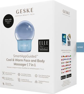 Масажер для обличчя і тіла GESKE Cool&Warm Face and Body Massager 7в1 starlight HB0296 фото Купити Масажер для обличчя і тіла GESKE Cool&Warm Face and Body Massager 7в1 starlight  GESKE 889 грн
