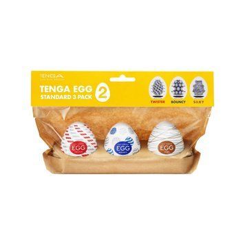 Набір мастурбаторів-яєць Tenga Egg Standard 3 Pack 2 (Twister, Bouncy, Silky) SX4024 фото Купити Набір мастурбаторів-яєць Tenga Egg Standard 3 Pack 2 (Twister, Bouncy, Silky)  Tenga  1 279 грн