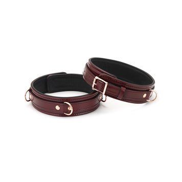 Фиксаторы для бедер Liebe Seele Wine Red Thigh Cuffs S Size, натуральная кожа SO9454 фото Купить   Liebe Seele (Японія) 3 686 грн