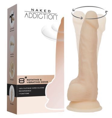Фалоімітатор з вібрацією та ротацією Naked ADDICTION James 8&Prime; Rotating & Vibrating Dong, пульт ДК SO5587 фото Купити Фалоімітатор з вібрацією та ротацією Naked ADDICTION James 8&Prime; Rotating & Vibrating Dong, пульт ДК  ADDICTION  3 917 грн