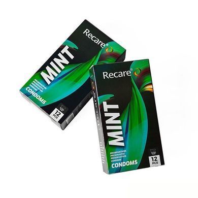 Презервативи Holographic Recare Ultra Thin Mint Condoms 12шт, ультратонкі, аромат: м'ята SX3337 фото Купити Презервативи Holographic Recare Ultra Thin Mint Condoms 12шт, ультратонкі, аромат: м'ята  Recare (Китай) 109 грн