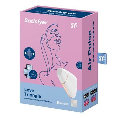 Вакуумный клиторальный стимулятор Satisfyer Love Triangle White (мятая упаковка!!!) SO3896-R фото Купить Вакуумный клиторальный стимулятор Satisfyer Love Triangle White (мятая упаковка!!!)  Satisfyer  1 745 грн