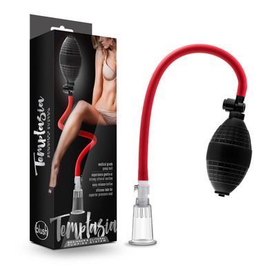 Вакуумная помпа для клитора Blush Temptasia &ndash; Beginner's Clitoral Pumping System, механическая, груша SO8839 фото Купить   Blush  1 246 грн
