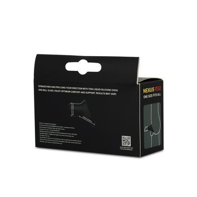 Ерекційне кільце Nexus Rise Cock and Ball Sling, для члена та яєчок, дуже широке SX1342 фото Купити Ерекційне кільце Nexus Rise Cock and Ball Sling, для члена та яєчок, дуже широке  Nexus (Великобританія) 572 грн
