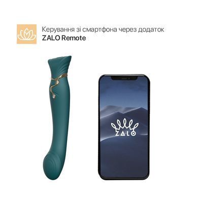 Смартвібратор 3в1 Zalo &mdash; Queen Set Jewel Green, пульсівна перлина та вакуум, кристал Swarovski SO6663 фото Купити Смартвібратор 3в1 Zalo &mdash; Queen Set Wine Red, пульсівна перлина та вакуум, кристал Swarovski  Zalo (США) 4 619 грн