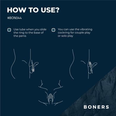 Ерекційне кільце Boners Adjustable Cockring SX3054 фото Купити Ерекційне кільце Boners Adjustable Cockring  Boners  2 041 грн