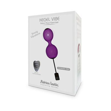 Вагінальні кульки з вібрацією Adrien Lastic Kegel Vibe Purple, діаметр 3,7 см AD40753 фото Купити Вагінальні кульки з вібрацією Adrien Lastic Kegel Vibe Purple, діаметр 3,7 см  Adrien Lastic 3 159 грн