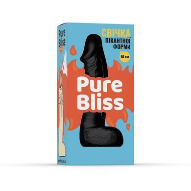 Свеча в виде члена Pure Bliss MINI Black 15 см SX1643 фото Купить   Pure Bliss (Україна) 322 грн
