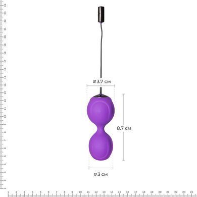 Вагінальні кульки з вібрацією Adrien Lastic Kegel Vibe Purple, діаметр 3,7 см AD40753 фото Купити Вагінальні кульки з вібрацією Adrien Lastic Kegel Vibe Purple, діаметр 3,7 см  Adrien Lastic 3 159 грн