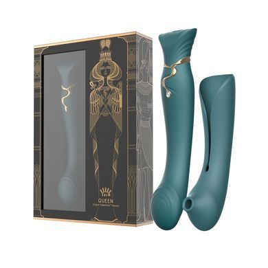 Смартвібратор 3в1 Zalo &mdash; Queen Set Jewel Green, пульсівна перлина та вакуум, кристал Swarovski SO6663 фото Купити Смартвібратор 3в1 Zalo &mdash; Queen Set Wine Red, пульсівна перлина та вакуум, кристал Swarovski  Zalo (США) 4 619 грн