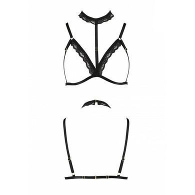 Бюстгальтер-стрепи з чокером Passion Exclusive SHELLY BRA L/XL, black PS27901 фото Купити Бюстгальтер-стрепи з чокером Passion Exclusive SHELLY BRA L/XL, black  Passion (Польща) 1 200 грн