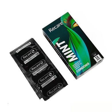 Презервативи Holographic Recare Ultra Thin Mint Condoms 12шт, ультратонкі, аромат: м'ята SX3337 фото Купити Презервативи Holographic Recare Ultra Thin Mint Condoms 12шт, ультратонкі, аромат: м'ята  Recare (Китай) 109 грн