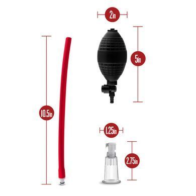 Вакуумная помпа для клитора Blush Temptasia &ndash; Beginner's Clitoral Pumping System, механическая, груша SO8839 фото Купить   Blush  1 246 грн