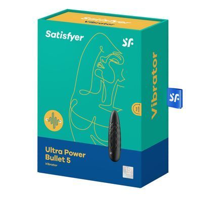 Мінівібратор Satisfyer Ultra Power Bullet 5 Black SO5431 фото Купити Мінівібратор Satisfyer Ultra Power Bullet 5 Black  Satisfyer (Німеччина) 1 265 грн