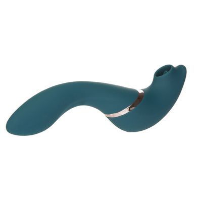 Багатофункціональний вібратор з вакуумною стимуляцією Swan The Monarch Teal SO8905 фото Купити Багатофункціональний вібратор з вакуумною стимуляцією Swan The Monarch Teal  Swan (Канада) 4 573 грн