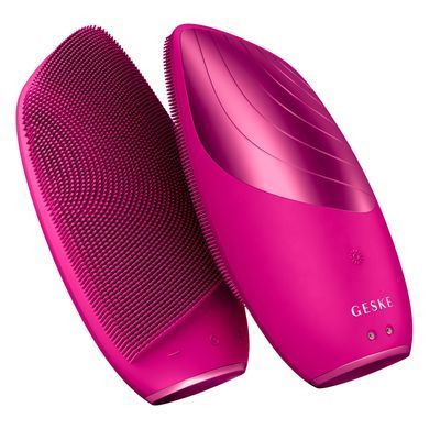 Електронна звукова термо щітка для обличчя GESKE Sonic Thermo Facial Brush 6в1 magenta HB0076 фото Купити Електронна звукова термо щітка для обличчя GESKE Sonic Thermo Facial Brush 6в1 magenta  GESKE 2 129 грн