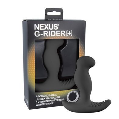 Масажер простати з вібрацією Nexus G-Rider Plus Black, макс діаметр 3,8см GR001 фото Купити Масажер простати з вібрацією Nexus G-Rider Plus Black, макс діаметр 3,8см  Nexus (Великобританія) 3 048 грн