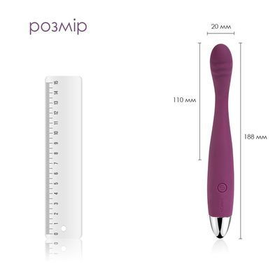 Тонкий вибратор точки G Svakom Cici Violet SO4843 фото Купить   Svakom  2 694 грн