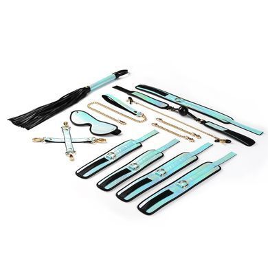 БДСМ-набір Liebe Seele Vivid Sky 8 Pieces Set, 8 аксесуарів, екошкіра на оксамитовій основі SO9503 фото Купити БДСМ-набір Liebe Seele Vivid Sakura 8 Pieces Set, 8 аксесуарів, екошкіра на оксамитовій основі  Liebe Seele (Японія) 2 004 грн
