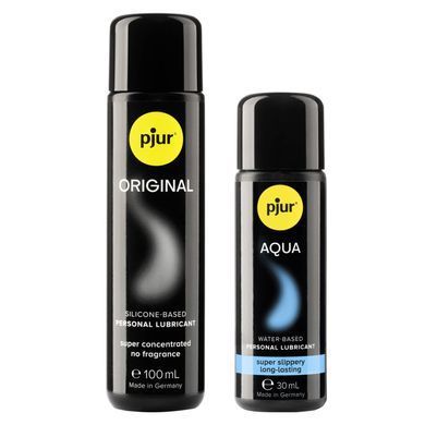 Юбилейный набор лубрикантов pjur 30th Anniversary Gift Set: Original 100 мл и Aqua 30 мл SX2799 фото Купить   Pjur (Люксембург) 775 грн