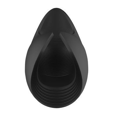 Мастурбатор с вибрацией Dream Toys Essentials, открытый, нереалистичный, черный, 13 см Dream toys &mdash; фото