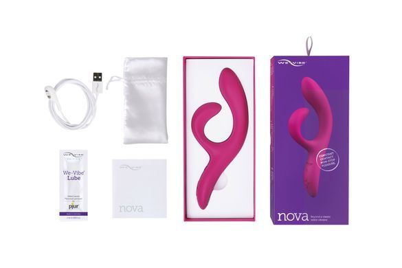Смарт вибратор-кролик We-Vibe Nova Fuchsia, эргономичный, регулируемый угол наклона ствола SO6930 фото Купить   We-Vibe (Канада) 6 190 грн