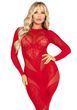 Сукня Leg Avenue Lace and Net Bodycon Gown One Size, Red