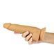Фалоімітатор ADDICTION Dual Density Silicone Dildo Caramel 8&Prime;, присоска, діаметр 4,3 см, віброкуля SO8243 фото 5