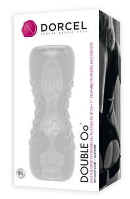 Мастурбатор Dorcel Double OO, двусторонний, два рельефа MD0857 фото Купить   Dorcel (Франція) 1 385 грн
