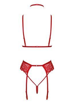 Комплект Kissable Bondage Kiss Set Red S/M SX1964 фото Купить   Noir Handmade (Польща) 1 903 грн