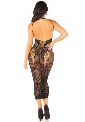 Сукня Leg Avenue Rhinestone Lace and Net Bodycon Dress One Size, Black SX1739 фото Купити Сукня Leg Avenue Rhinestone Lace and Net Bodycon Dress One Size, Black  Leg Avenue (США) 1 570 грн