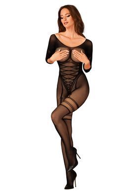 Сітчастий бодістокінг з імітацією підв&rsquo;язок Obsessive Bodystocking G329 S/M/L, black, з доступом SO7693 фото Купити Сітчастий бодістокінг з імітацією підв&rsquo;язок Obsessive Bodystocking G329 S/M/L, black, з доступом  Obsessive (Польща) 1 062 грн