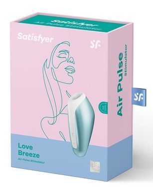 Мініатюрний вакуумний стимулятор Satisfyer Love Ice Blue Breeze SO4103 фото Купити Мініатюрний вакуумний стимулятор Satisfyer Love Breeze Copper  Satisfyer (Німеччина) 1 376 грн