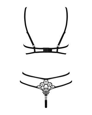 Еротичний комплект зі стреп Obsessive Badossa 2-pcs set L/XL, чорний, з доступом SO7218 фото Купити Еротичний комплект зі стреп Obsessive Badossa 2-pcs set S/M, чорний, з доступом  Obsessive (Польща) 1 228 грн