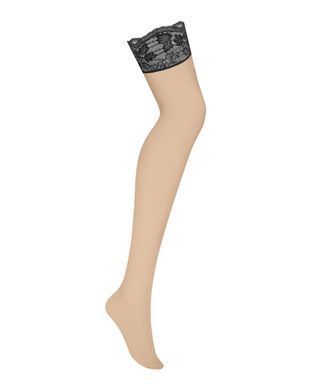Чулки Obsessive Nutris stockings XS/S SX1175 фото Купить Чулки Obsessive Nutris stockings XS/S  Obsessive  550 грн