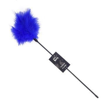 Щекоталка с пером индюка Art of Sex &ndash; Feather Paddle, синяя SO6613 фото Купить   Art of Sex  156 грн