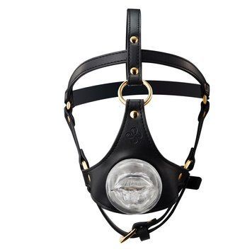 Маска-сбруя для орального секса LOCKINK SEVANDA Blowjob Head Harness SX0911 фото Купить   LOCKINK (Китай) 2 032 грн