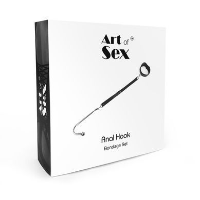 Анальний гак 4 із нашийником з натуральної шкіри Art of Sex - Anal hook, Чорний SO7763 фото Купити Анальний гак 4 із нашийником з натуральної шкіри Art of Sex - Anal hook, Чорний  Art of Sex  2 023 грн