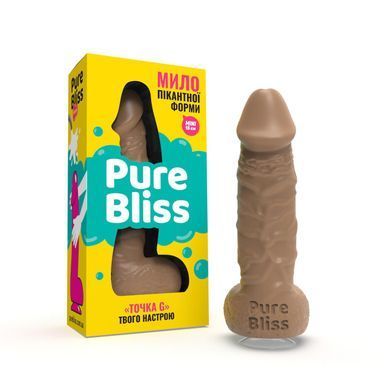 Крафтове мило-член із присоскою Pure Bliss MINI Brown, натуральне SO6353 фото Купити Крафтове мило-член із присоскою Pure Bliss MINI Black, натуральне  Pure Bliss (Україна) 322 грн