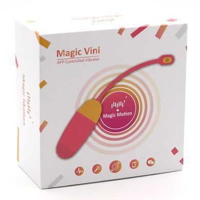 Смарт-віброяйце Magic Motion Vini Orange, керування зі смартфона SO4481 фото Купити Смарт-віброяйце Magic Motion Vini Orange, керування зі смартфона  Magic Motion (Китай) 1 542 грн