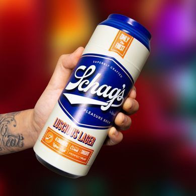 Мастурбатор &ndash; банка пива Blush Schag's Luscious Lager Masturbator Frosted, самосмазывающийся, вакуум SO8840 фото Купить   Blush  1 662 грн