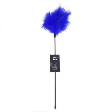 Лоскітка з пером індика Art of Sex &ndash; Feather Paddle, синя SO6613 фото Купити Лоскітка з пером індика Art of Sex &ndash; Feather Paddle, синя  Art of Sex  156 грн
