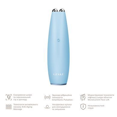 Микротоковая ручка для подтяжки кожи лица GESKE MicroCurrent Face-Lift Pen 6в1 white GESKE &mdash; фото