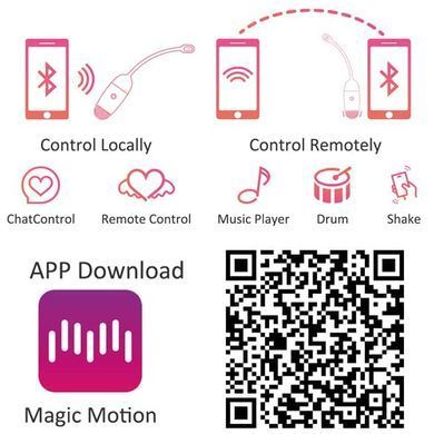 Смарт-віброяйце Magic Motion Vini Orange, керування зі смартфона SO4481 фото Купити Смарт-віброяйце Magic Motion Vini Orange, керування зі смартфона  Magic Motion (Китай) 1 542 грн