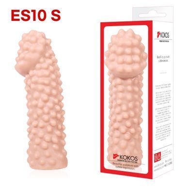 Насадка на член Kokos Extreme Sleeve ES.10 розмір S, потовщувальна, стимулювальний рельєф SX1448 фото Купити Насадка на член Kokos Extreme Sleeve ES.10 розмір S, потовщувальна, стимулювальний рельєф  Kokos  343 грн