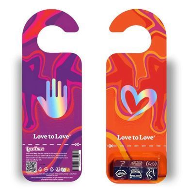 Гральні кубики Love To Love Let's Dice SX2576 фото Купити Гральні кубики Love To Love Let's Dice  Love To Love (Франція) 480 грн